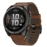 Garmin Fenix 8 Pro 51mm Amoled Sapphire с кожанным ремешком