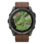 Garmin Fenix 8 Pro 51mm Amoled Sapphire с кожанным ремешком — изображение 2