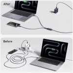 Кабель Anker 2-в-1 USB-C to USB-C 140W 1.2m — изображение 2