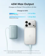 Аккумулятор Anker Nano Power Bank 45W со встроенным кабелем USB-C — изображение 4