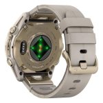 Garmin Fenix 8 43mm Amoled Sapphire Soft Gold с кожаным ремешком — изображение 4