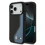 iPhone 17 Pro Max BMW PU Leather & Carbon With Colored Line Stitch
