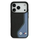 iPhone 17 Pro Max BMW PU Leather & Carbon With Colored Line Stitch — изображение 2