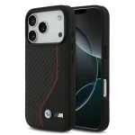 iPhone 17 Pro Max BMW PU Leather & Carbon With Colored Line Stitch — изображение 4