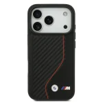 iPhone 17 Pro Max BMW PU Leather & Carbon With Colored Line Stitch — изображение 5