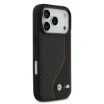 iPhone 17 Pro Max BMW PU Leather & Carbon With Colored Line Stitch — изображение 6