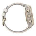 Garmin Fenix 8 43mm Amoled Sapphire Soft Gold с кожаным ремешком — изображение 3