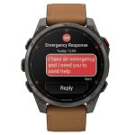 Garmin Fenix 8 Pro 47mm Amoled Sapphire с кожанным ремешком — изображение 2