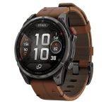 Garmin Fenix 8 Pro 47mm Amoled Sapphire с кожанным ремешком