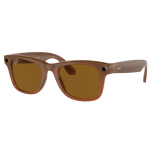Умные очки Ray-Ban | Wayfarer Shiny Caramel Polar Brown S50