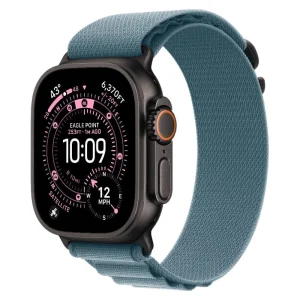 Apple Watch Ultra 3 2025 Alpine Loop - Голубой, Черный титан