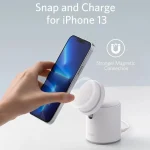 Беспроводная зарядная станция Anker MagGo 623 2-в-1 — изображение 5