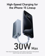 Anker 533 Nano Power Bank (30W) со встроенным кабелем USB-C — изображение 4